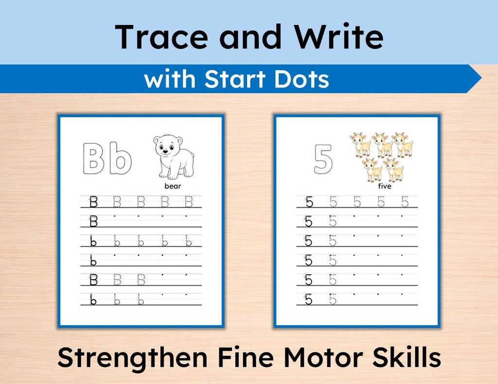 Trace and Write with Start Dots
